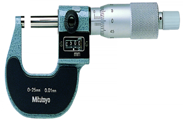 Panme Cơ Khí Đo Ngoài 0-25mm Mitutoyo, 193-101