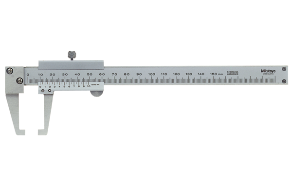 Thước Cặp Cơ Khí Đo Rãnh Ngoài 0-150mm/0,05mm Mitutoyo, 536-151