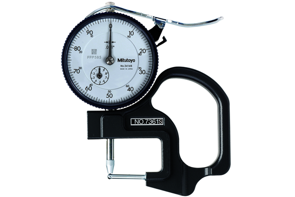 Đồng hồ đo độ dày cơ khí, 0-0,5", 0,001", 7361S