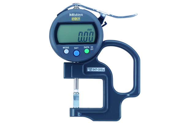 Đồng hồ đo độ dày điện tử, 0-10mm, , 0,01mm, 547-315