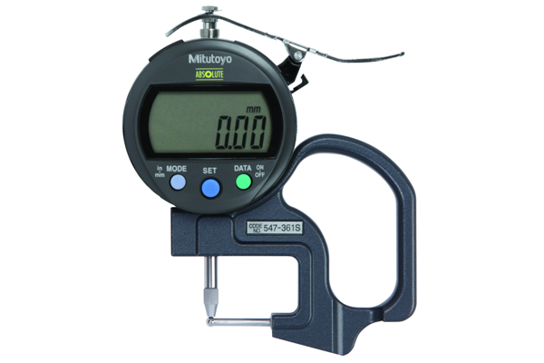 Đồng hồ đo độ dày điện tử, 0-0,4", 0,0005"/0,01mm, 547-361S
