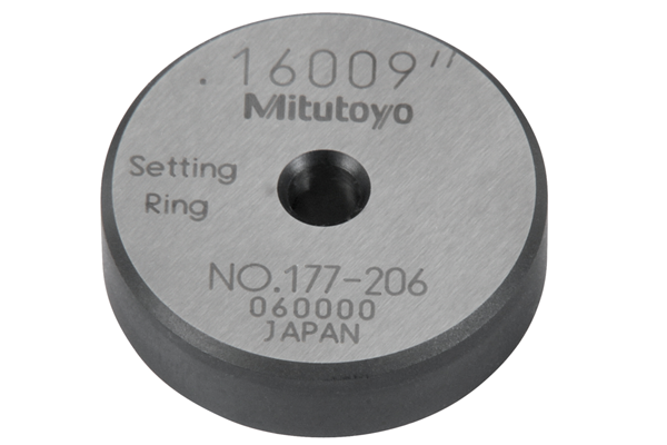 Vòng Chuẩn Thép Hệ Inch 0,16" Mitutoyo, 177-206