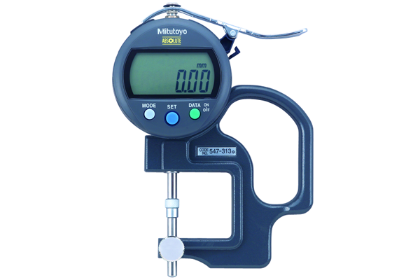 Đồng hồ đo độ dày điện tử, 0-10mm, , 0,01mm, 547-313
